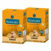 Samaara Instant Tea Premix Sachets | Ginger Adrak Flavoured Assam Black Tea Powder | 20 Sachets Box 300gm