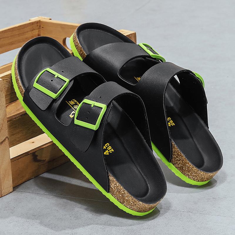 Fashion Fashionable Summer Men's Breathable Beach Anti Slip Casual Sandals High-quality Handmade Men's Comfortable Soft Soled Slippers