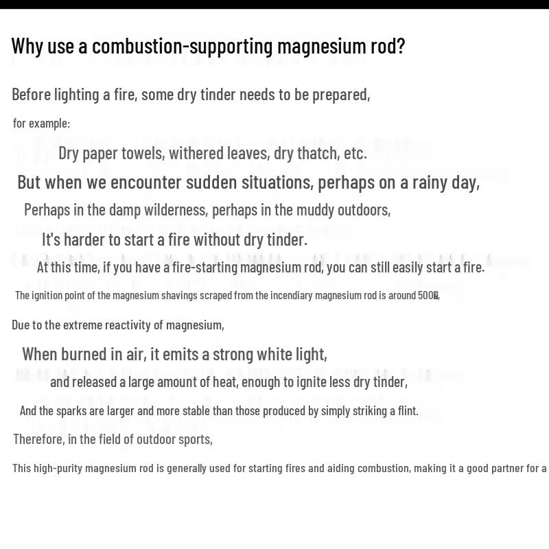 Yulongshan Venkovní křesací podpalovač