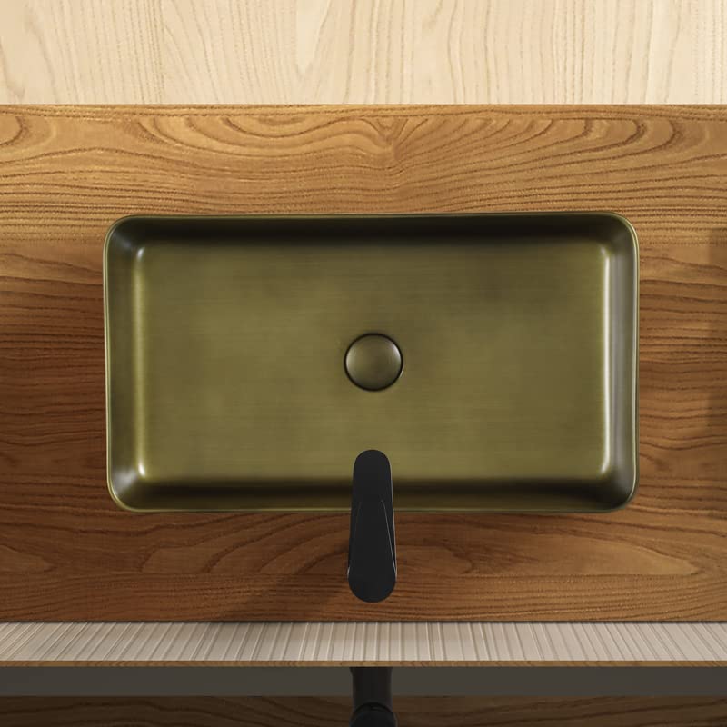 Set lavoar retro LUYI, lavoar independent, pentru spălarea mâinilor, 610x350x110mm