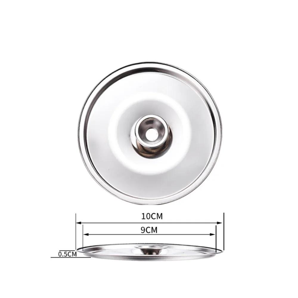 

New 10-24cm Round Pot Lid Thicken Stainless Steel Lid Pot Cover Universal Replacement Saucepan Cover Kitchen Supplies