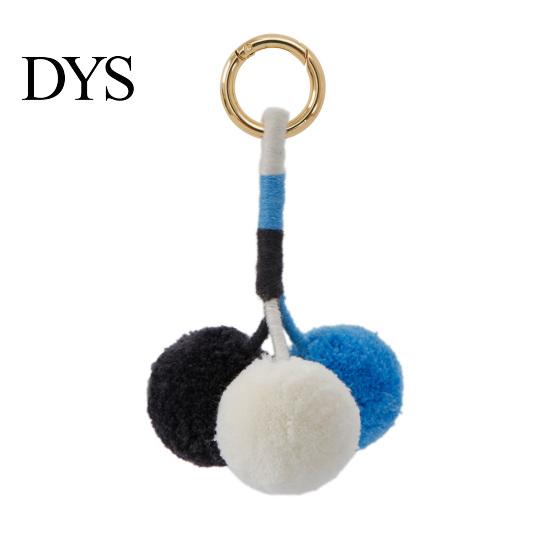Bag Ornament Pendant Small Plush Ball Decor Keychain Soft Velvet Fluffy Tote Suitcase Key Holder with Braided Rope Backpack Colorful Charm