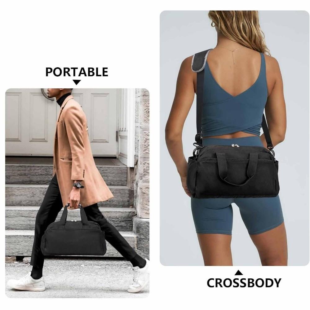 Large Capacity Sports Gym Bag Adjustable Shoulder Strap Travel  Duffel Bag Fitness Tote  Gym Use