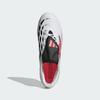 adidas PREDATOR CLUB Fold-Over Tongue Turf Football Boots IH2113 Unisex Performance Sports Shoes Cloud White / Solar Turbo / Core Black