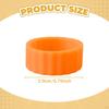 10 Pieces Candle Grippers Drip Protectors Holder Base Rings for Weddings Decor
