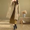 Women Oversized Casual Padded Cotton Jacket Coat for Autumn Spring Winter Outerwear Loose Fit