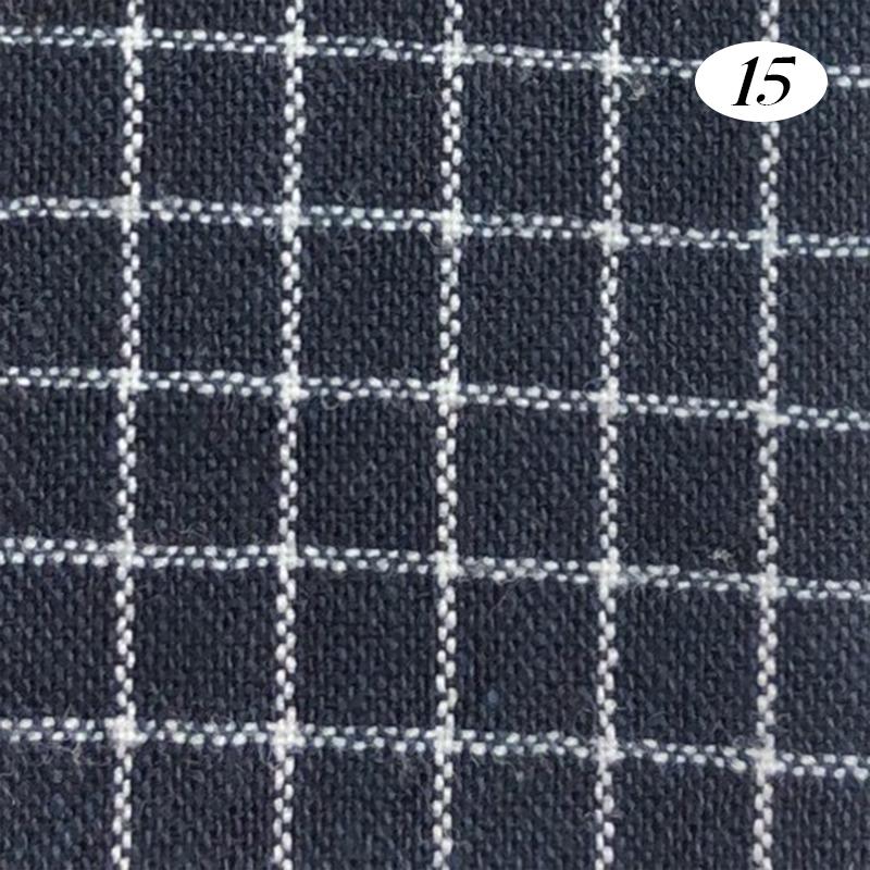100x140cm Cotton Yarn Dyed Fabric Soft Breathable Wash Cloth Plaid Fabric For Diy Sewing Dress Bedding Home Textile Material