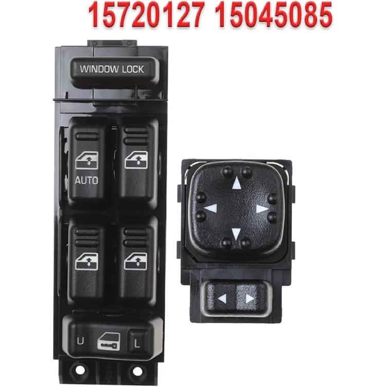 Mirror Control Switch for 1500 2500 3500 901-124 19259975 Power Mirror Switch 15720127 15045085(15045085)