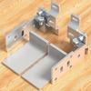 Kitchen Cabinet Wall Cabinet Hanging Plate Replacement Corner Bracket For Furniture Cabinets Installation Accessories