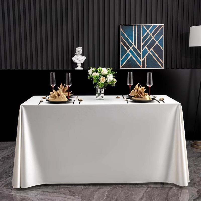 Light Luxury and Simple Tablecloth for Weddings Banquets Hotels Rectangular and Wear-resistant Suitable for Multiple Scenarios