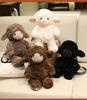 Adorable Little Sheep Backpack Plush Toy - Children's Doll and Cute Figurine, Perfect Birthday Gift for Girls