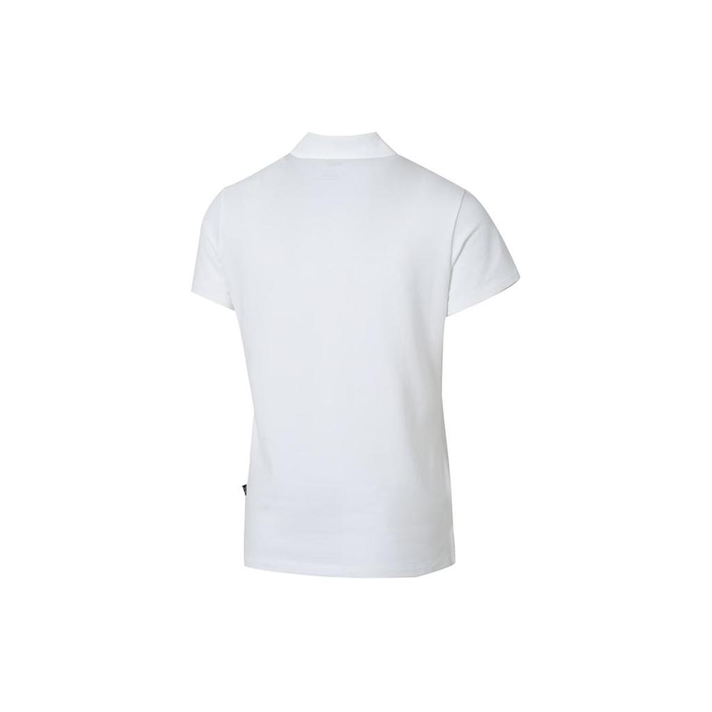 PUMA Polo Shirts Women's White Polo Collar Moderate Straight Fit 630564-02