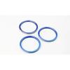 Blue Aluminum AC Climate Control Outer Ring Covers For Subaru Impreza WRX/STi