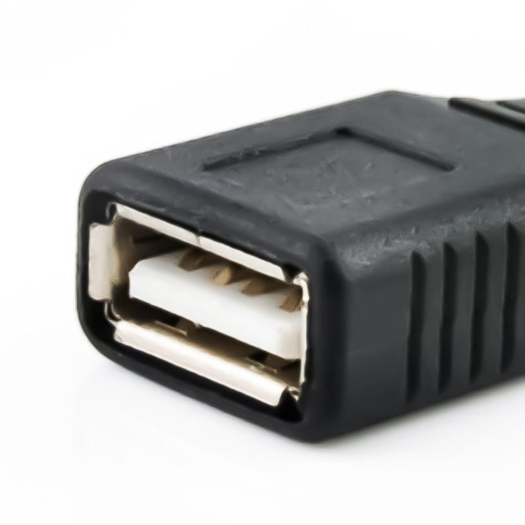 2Pack USB2.0 Micro USB Male To Type A Female OTG Adapter Connector Converter Coupler for Android Devices and Tablets