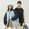 Cotton-padded Clothes for Men and Women with The Same Style In Winter, Stand-up Collar, Windproof, Thickened Cotton-padded Clothes, Color Matching