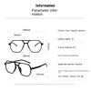 6 In 1 Spectacle Irregular Frame With 5 Pcs Clip On Sunglasses Magnetic Glasses Computer Optical