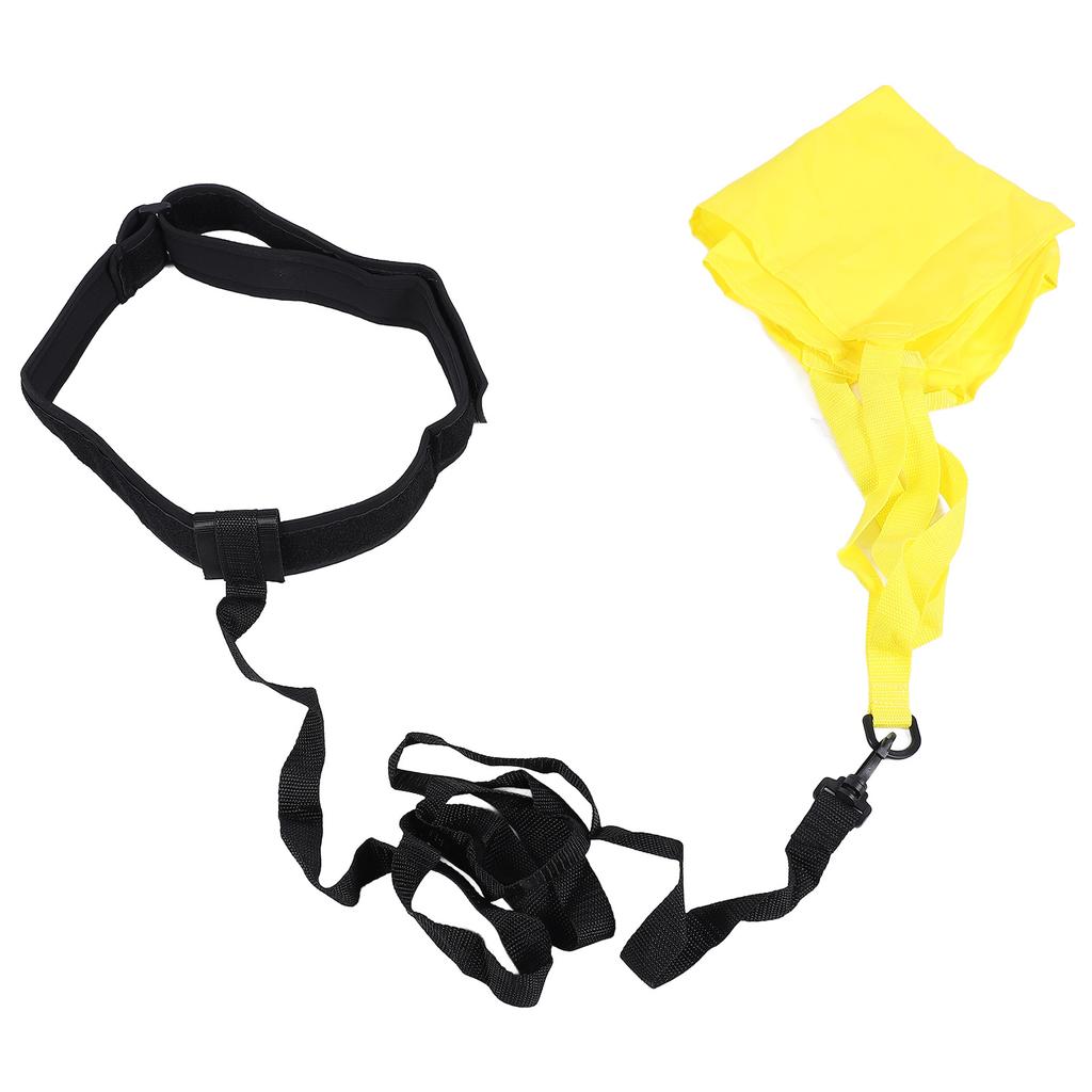 Swim Parachute Resistance Belt Set Nylon PP Anti Loosening Buckle Swimming Parachute Resistance