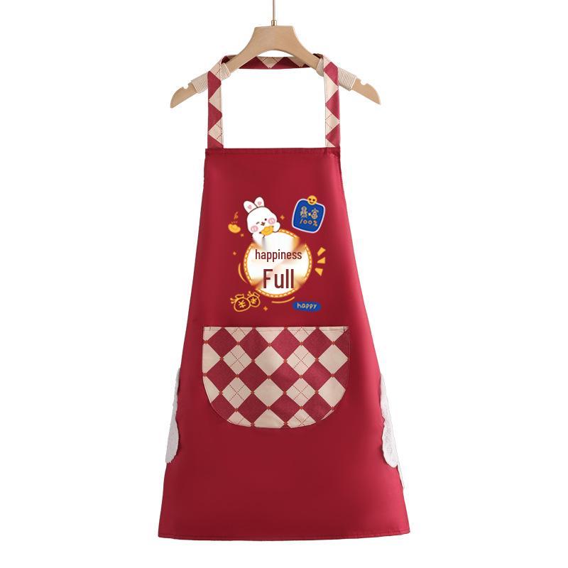 Women's Fashion Waterproof Apron - Oil-Proof, Stylish Waist for Cooking and Catering