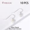 18K Gold Plated Earring Settings Jewelry Findings,Earring Hoops Ear wire/Earring Stopper Nuts/DIY Earring Making Supplies