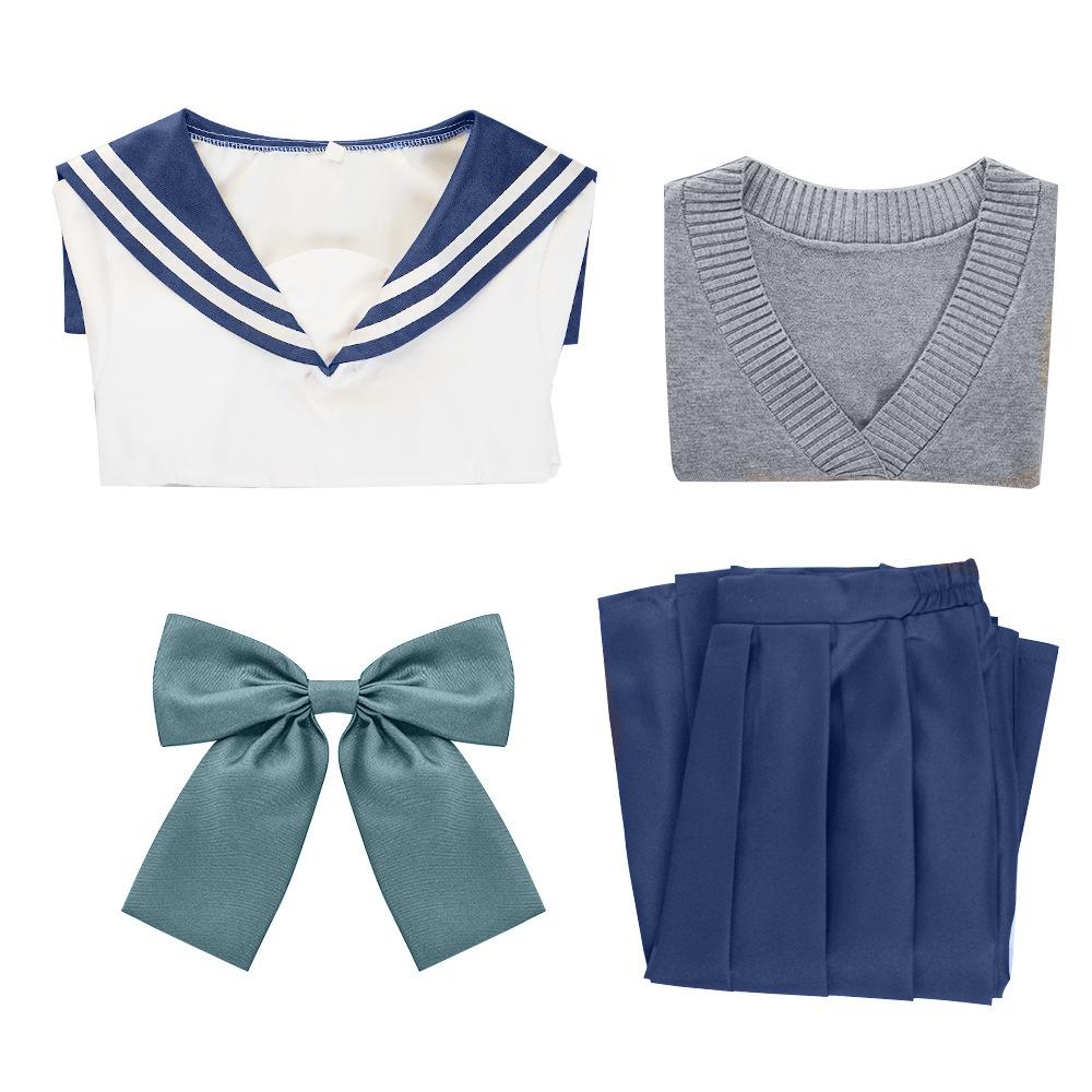 Changing dolls fall in love cos costume, Kita Kawa Sea JK uniform swimsuit maid cospaly costume