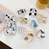 Korean Cute Cartoon for Magsafe Magnetic Phone Griptok Grip Tok Stand for iPhone 15 Foldable Wireless Charging Case Holder Ring Stand