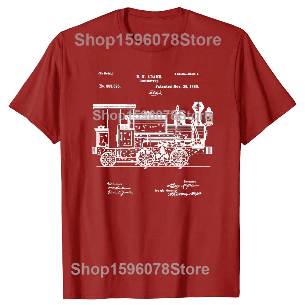 Funny I Love Trains T Shirts Tee Tops Round Neck Short-Sleeve Train Driver Retro Vintage Tshirt Clothing Casual Basic T-shirts