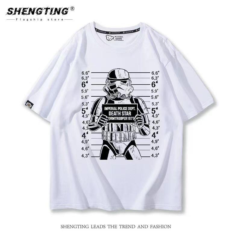 Star Wars Darth Vader Lightsaber Graphic Tee - Soft Cotton Sci-Fi Short Sleeve Shirt for Men & Women XS