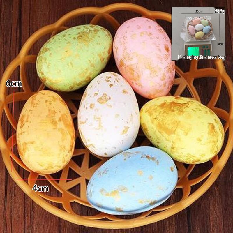 W magazynie: Kolorowe Piankowe Jajka Wielkanocne 3x4cm do Świątecznej Dekoracji