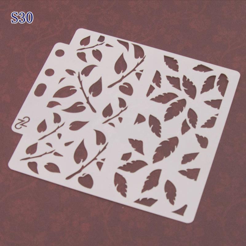 Creative Aperture Stencil: Multifunctional Mask for Spraying and Decoration for Drawing Decorating Coffee and Cakes