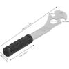 Bike Pedal Wrench, 15/24mm Wrench Tool Pedal Removal and Installation Tool for Mountain Bike, Professional Bike Repair Tool