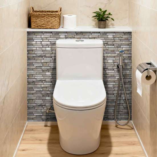 Wall Renovation Stickers Peel And Stick Backsplash, 3D Brick Panels, Self Adhesive Heat Resistant Stove Cover Tile, Faux Stone Wallpaper, On