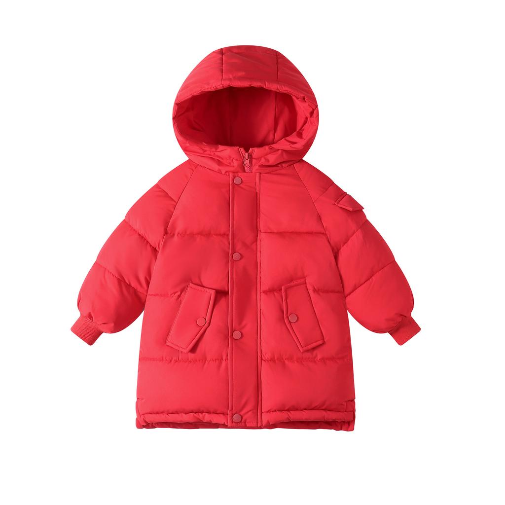 Children's Casual Down Cotton Thick Cotton-padded Jacket for Boys and Girls Autumn and Winter