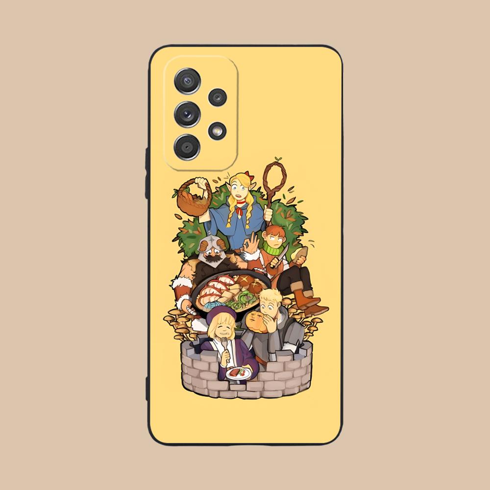 

Dungeon Meshi Mobile Phone Case for Samsung Galaxy M55 54 42 35 34 33 32 23 22 15 14 13 12 F55 5G Colour Printing Pretty Luxury Galaxy F04