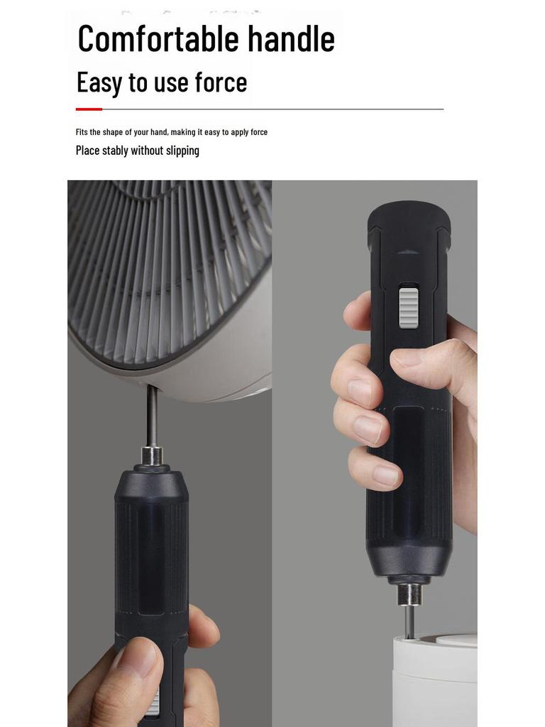 USB Rechargeable High-Torque Lithium Mini Electric Screwdriver Set