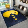 Pacman-alfombra Retro clásica para Gamer, alfombra para el hogar, sala de estar, dormitorio infantil, decoración de felpudo para sofá, alfombra antideslizante