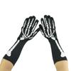 Props Cosplay Accessories White Skeleton Gloves Halloween Party Women Men Gloves Ghost Bone Mittens