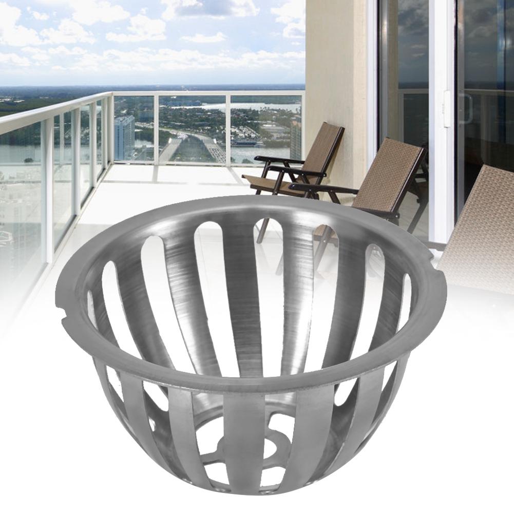 2 ks Nerezový kulatý tvar Proti ucpávání Střešní vtok Podlahový vtok pro zahradu balkon