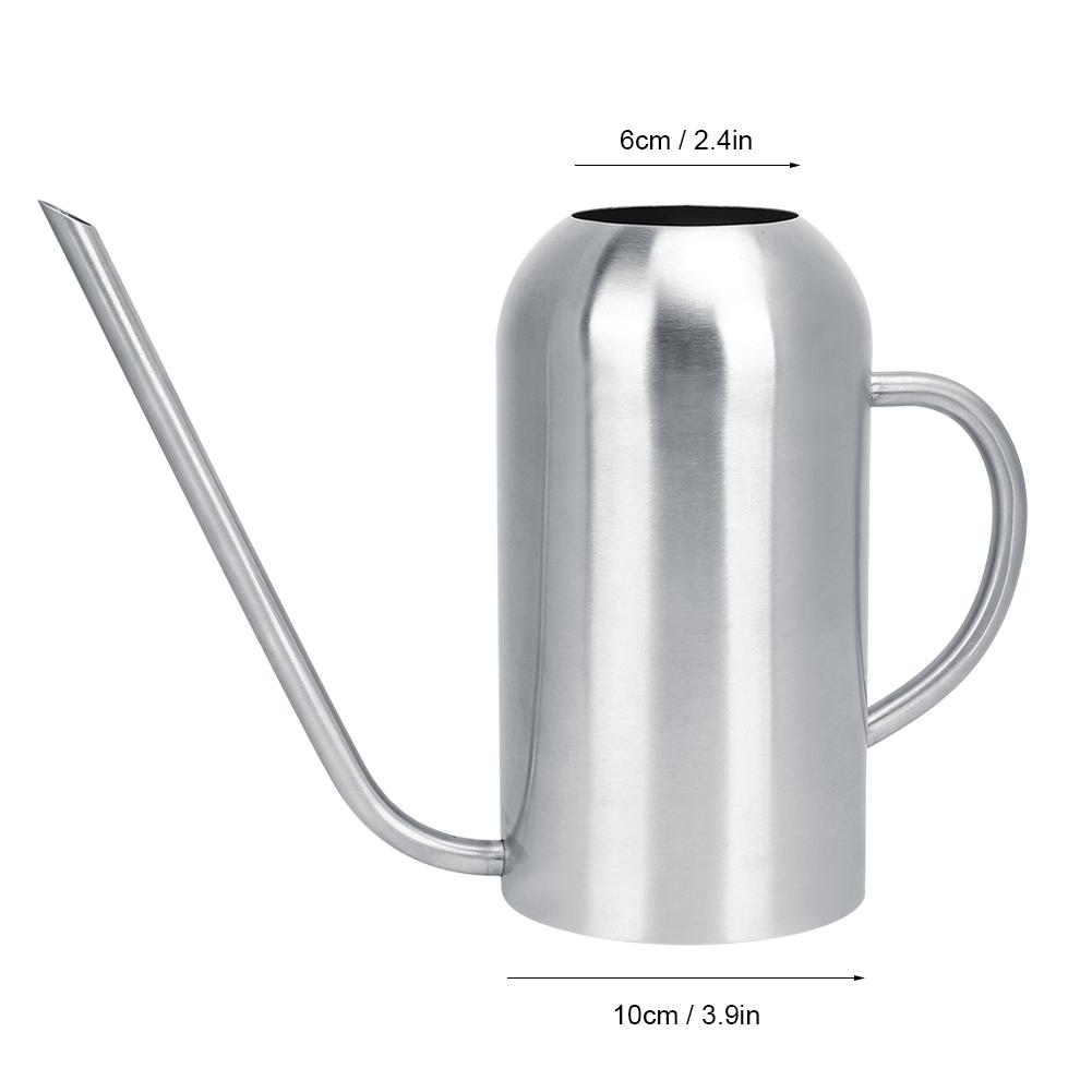 1.5L Stainless Steel Succulents Plants Long Spout Watering Pot Can Garden Flower Watering Tool