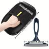 2-in-1 Pet Hair Remover Suitable for Cats and Dogs- Static Hair Removal Gloves and Sticky Brush- Special Static Cleaning Tool for Clothes, Car Seats