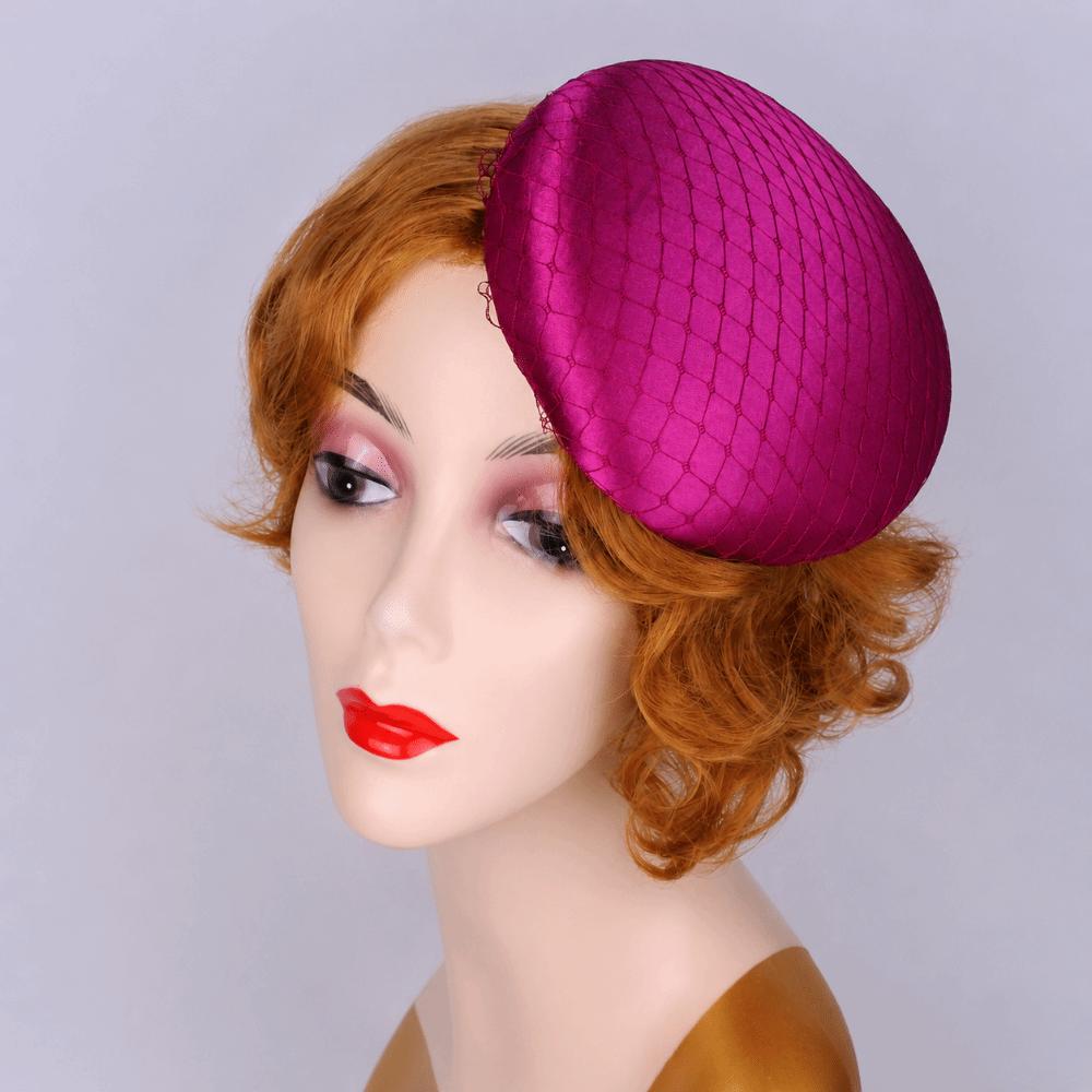 Breiter Krempen-Fascinator-Basis-Kopfschmuck Maskenball Zylinderhut Vintage-Fascinator-Hut Fotografie