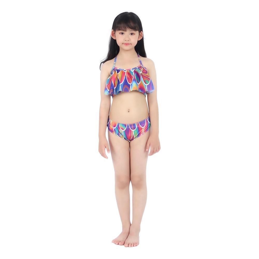 New Summer Children's Mermaid Swimsuit Mermaid Tube Top Fish Tail Girls Princess Dress Clothing Hot Spring Swimsuit