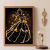 Diamond Painting 5D Handmade DIY Princess Belle Diamond Stickers Home Room Decorations Gifts