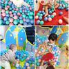 100Pcs Children's Toy Balls Odor-free Elastic Safe Thickened Large Size Color Cognition Multicolor Macaron Color Pit Balls Swimming Pool Toy