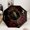 Raven And Celtic Knots Umbrella 8-Frame for Travel, camping, Casual Lightweight Portable Umbrella, Essential for every family Holidays Gift