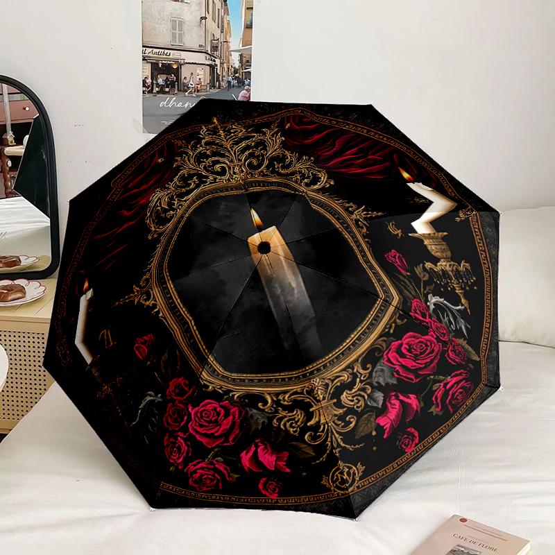 Raven And Celtic Knots Umbrella 8-Frame for Travel, camping, Casual Lightweight Portable Umbrella, Essential for every family Holidays Gift