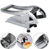 1pc Kitchen Chips Chopper Stainless Steel Potato Slicer Household Manual Vegetable Chopper Tools For Making French Fries