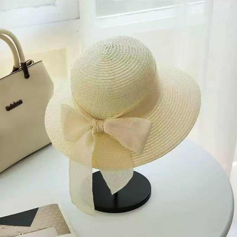 Sun Hat Women's Sunscreen UV Protection Summer Hat Fashion Sunshade Straw Hat Korean Version Versatile Trend Beach Hat
