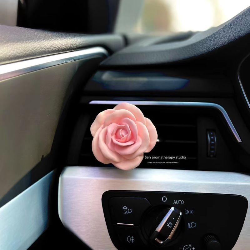 

Money Tree Car Air Freshener 2024 New Model Rmb Aroma Diffuser Stone Desktop Decoration Ornament New Car Gift for Women Gradient Rose Pink Floral tone