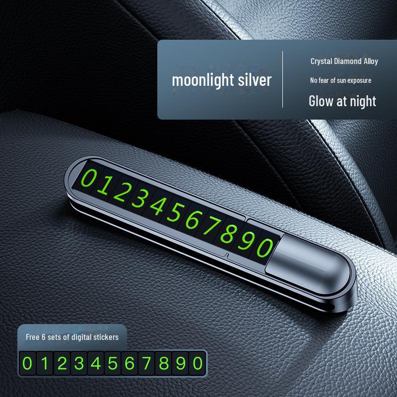 

Светящийся знак парковки автомобиля: Временный, креативный металлический цифровой дисплей