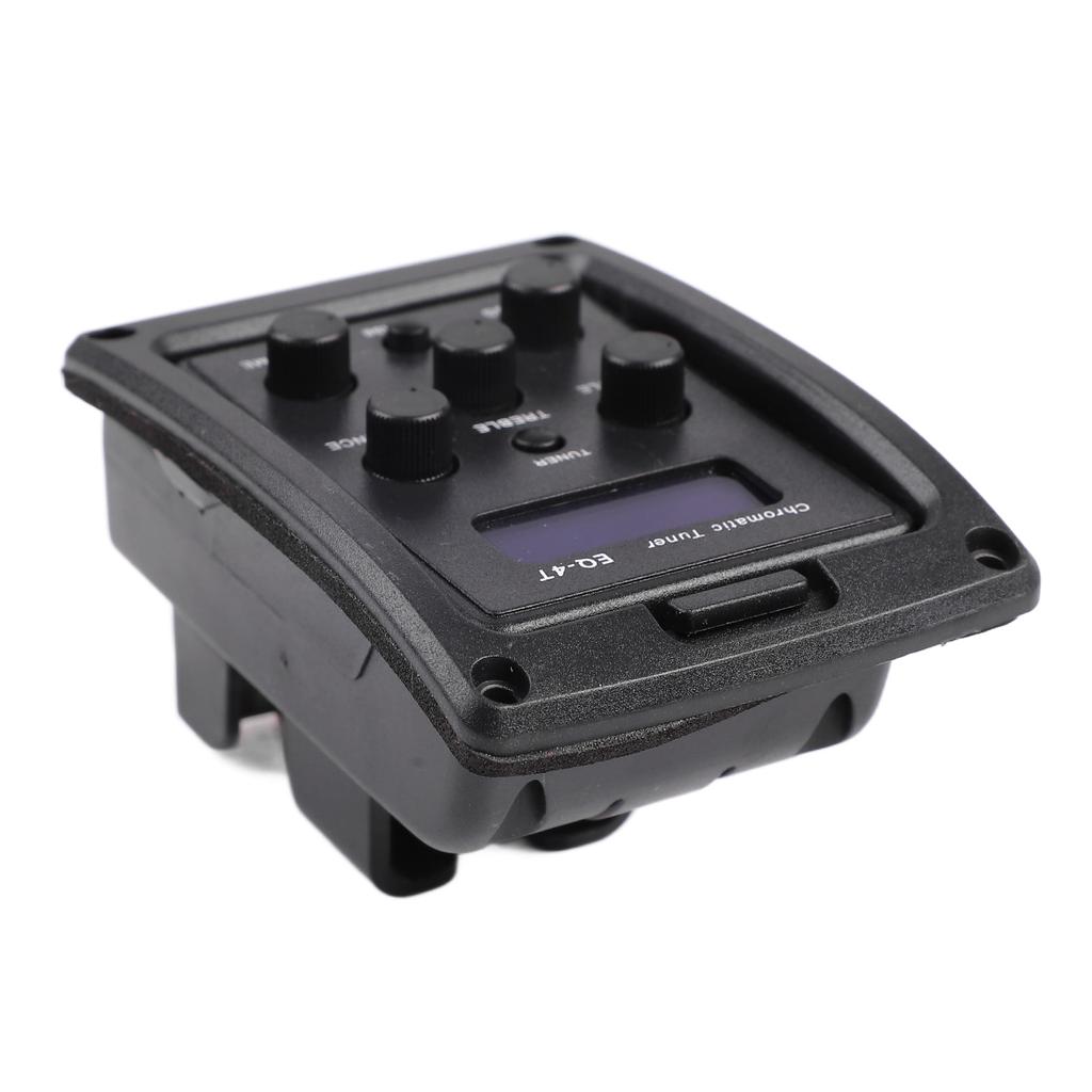 4 Band Pickup EQ Colour Tuner Portable Plastic Housing Guitar Effect Pedal for Performance